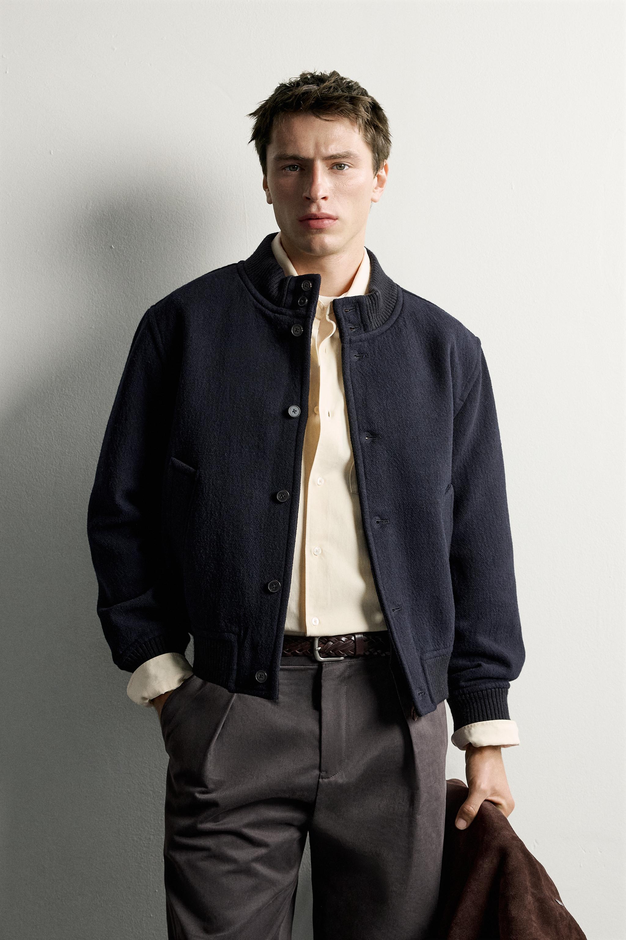 RELAXED-FIT WOOL JACKET