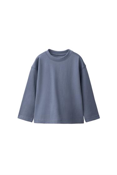 PLAIN T-SHIRT - Blue / Grey by Zara