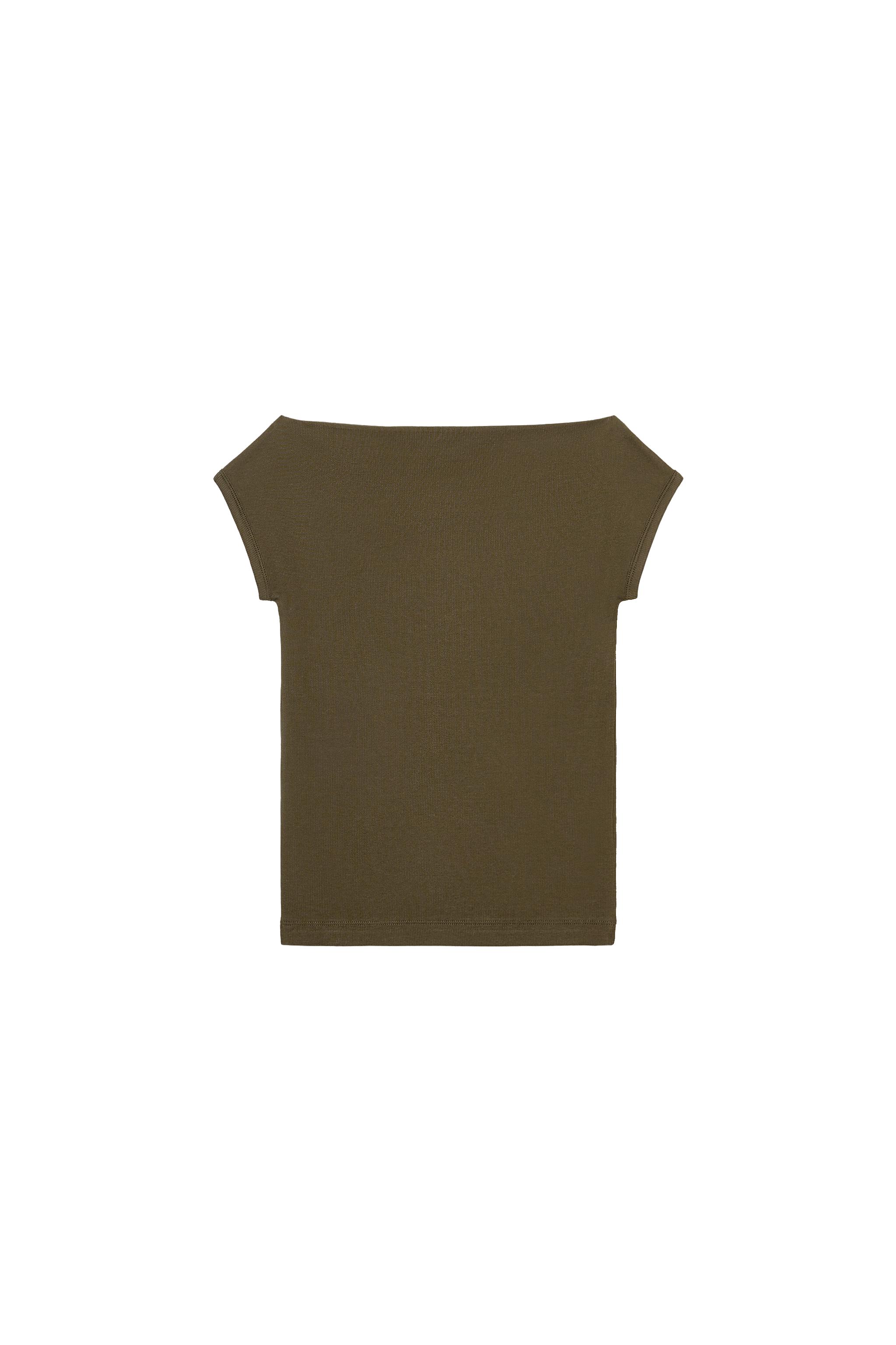 BOAT NECK T-SHIRT - White | ZARA United States