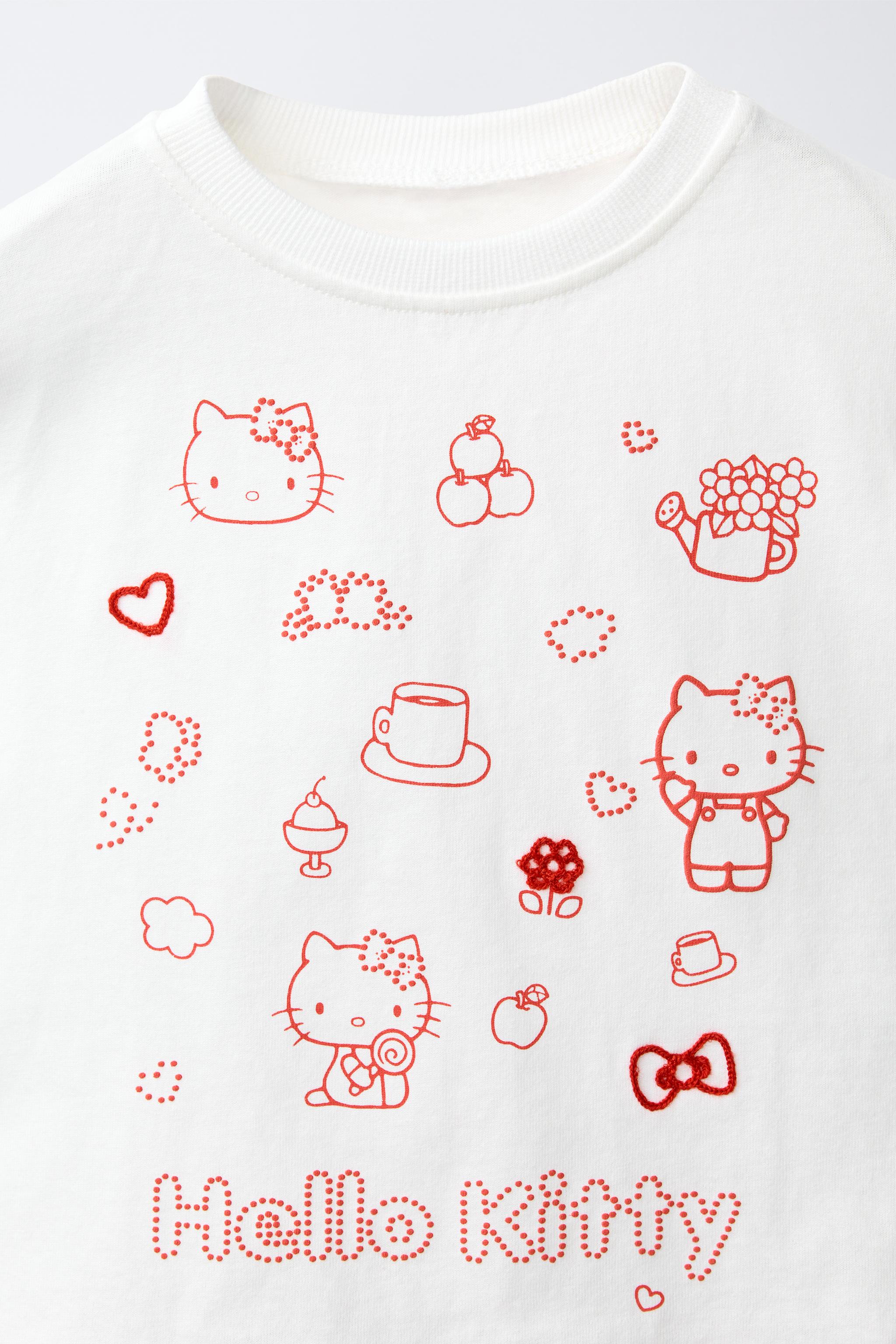 Детские футболки Zara HELLO KITTY © SANRIO T-SHIRT — фото 4
