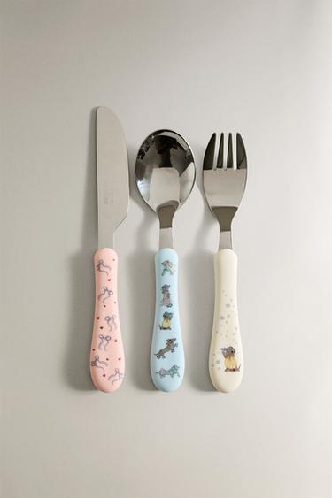 BESTIKSÆT TIL BØRN MED SKATER-HUND - Flerfarvet fra Zara