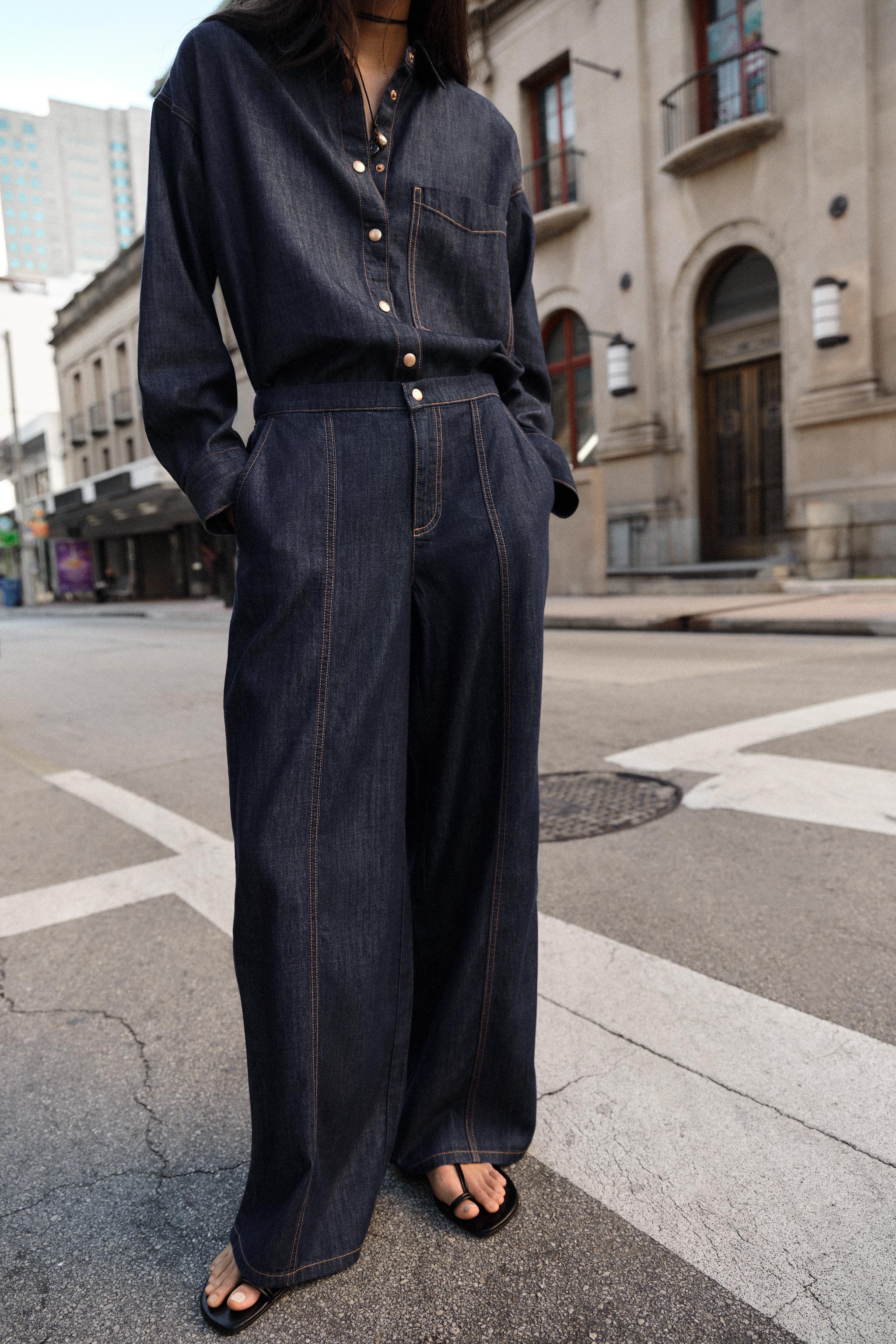 Z1975 HIGH RISE JOGGER WIDE LEG JEANS