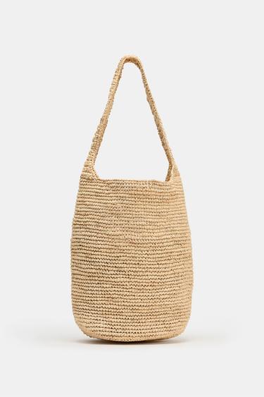 BOLSOS DE HOMBRO TRENZADA - Beige claro de Zara