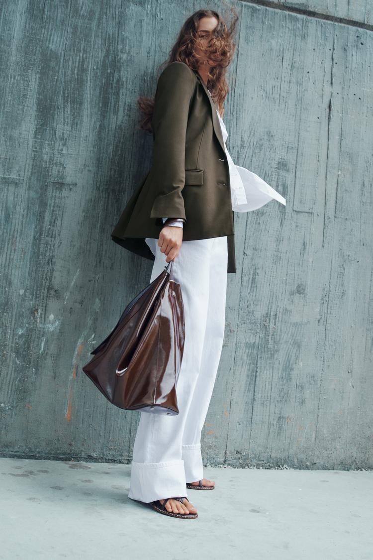 マキシバケットバッグ - ブラウン | ZARA Japan / 日本