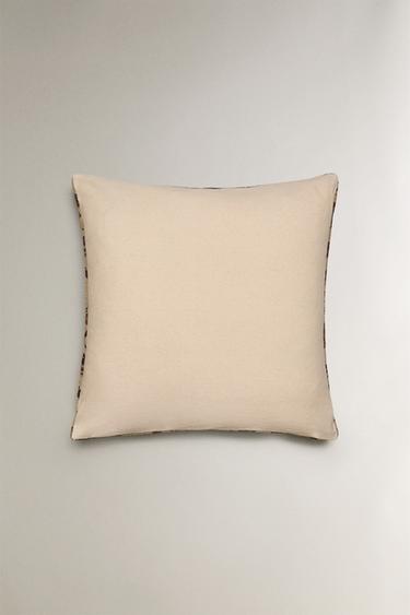 HOUSSE DE COUSSIN FLEURS - Beige clair de Zara - Image 2