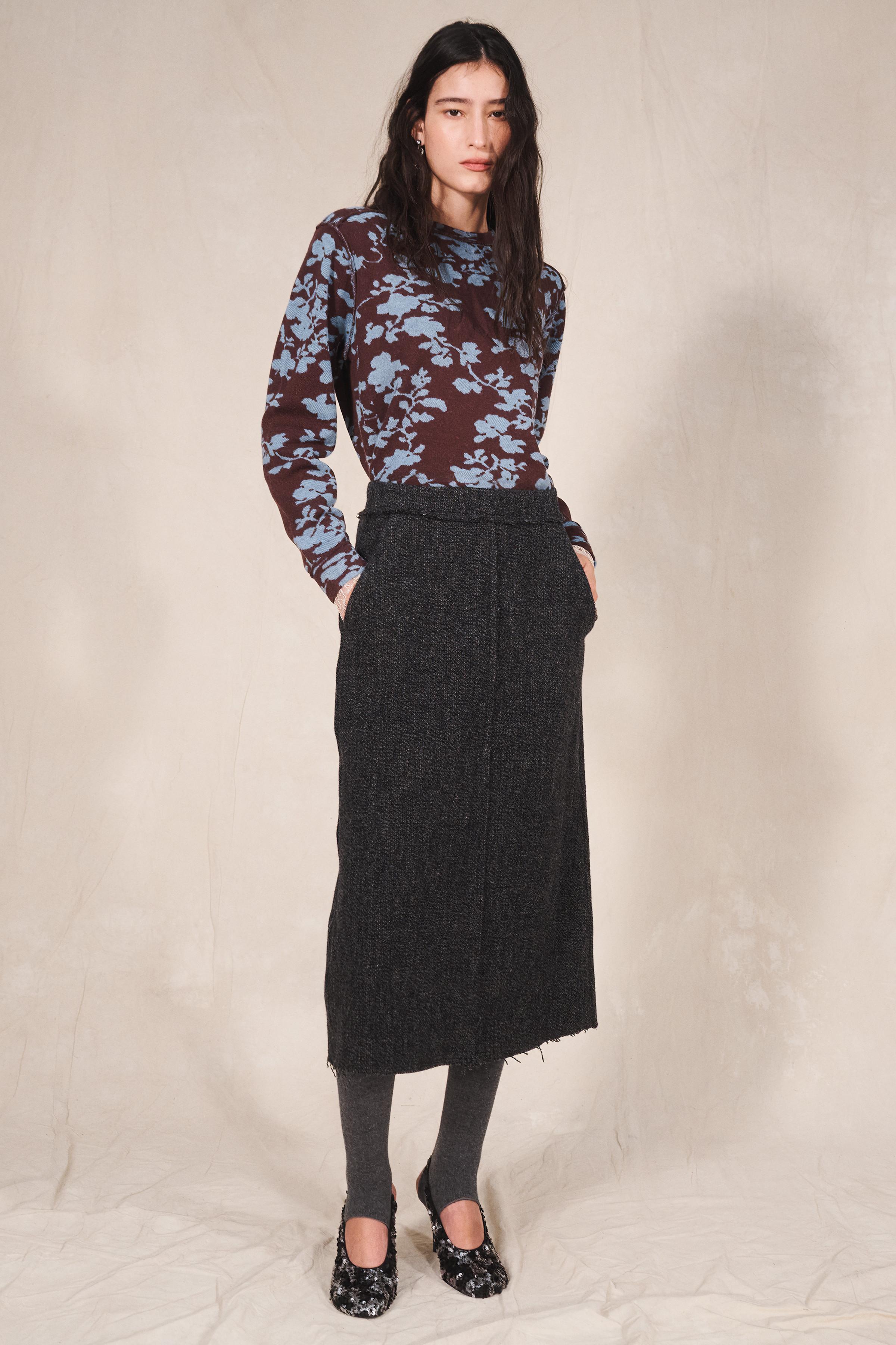 JUPE MIDI 100% LAINE ÉDITION LIMITÉE