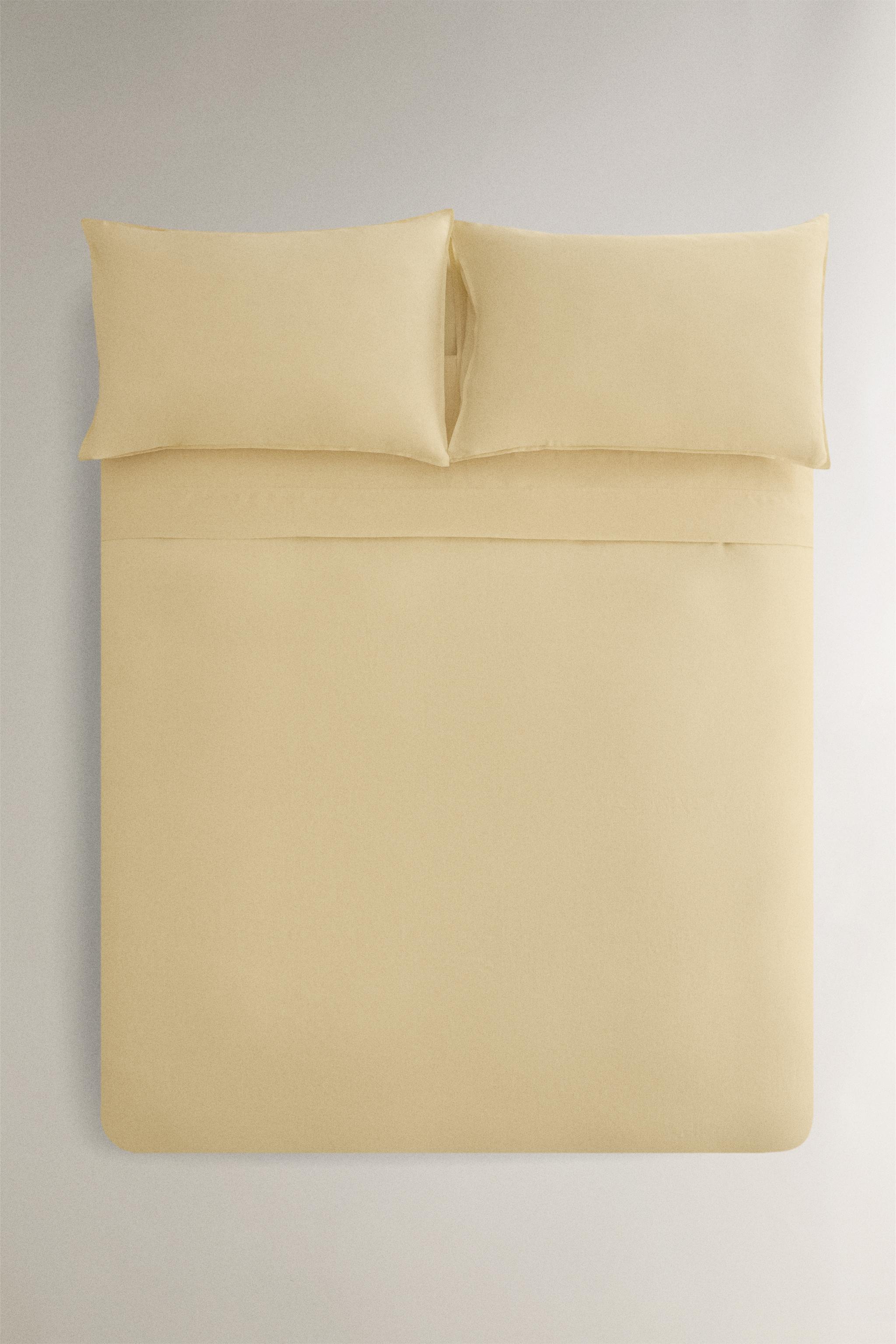 WASHED LINEN DUVET COVER (140 GSM)