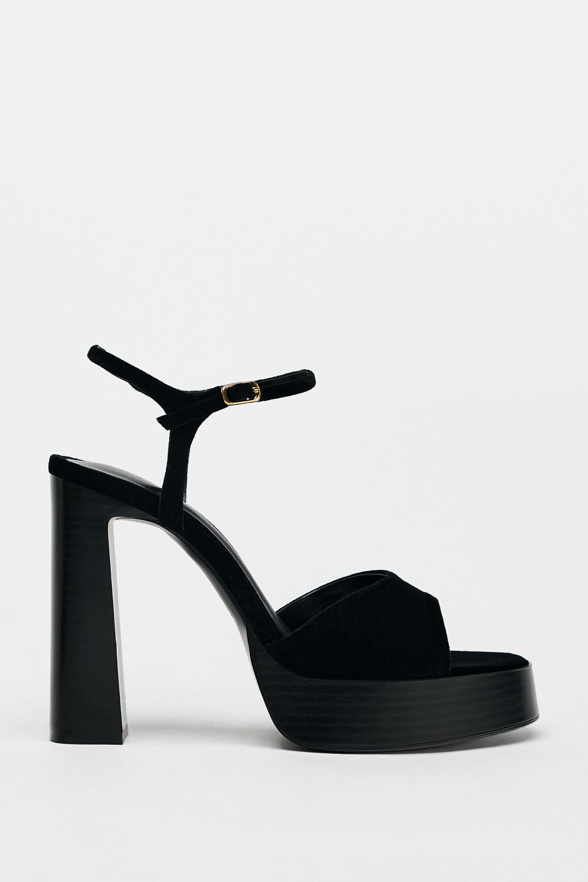 Fashion black pumps zara