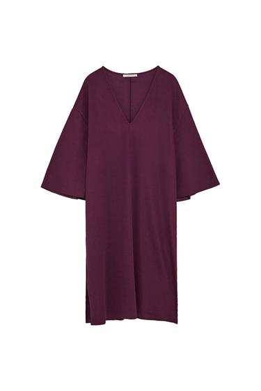 DRESS WITH KIMONO SLEEVES
