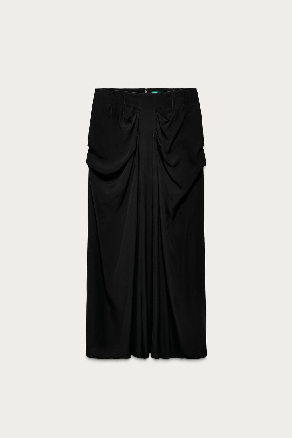 Zara Marisa Berenson x Zara draplı yubka