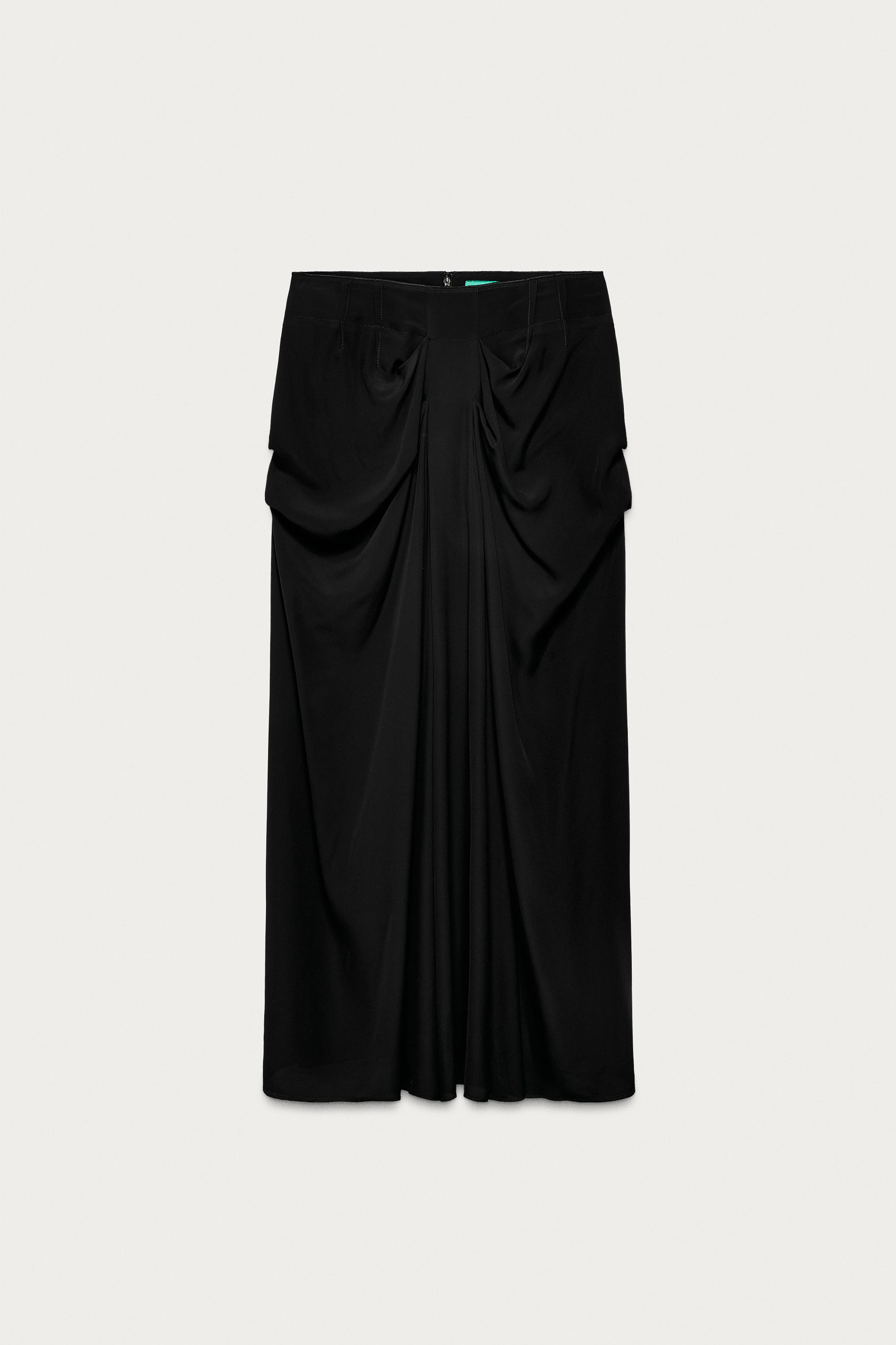 Женские юбки Zara DRAPED SKIRT MARISA BERENSON X