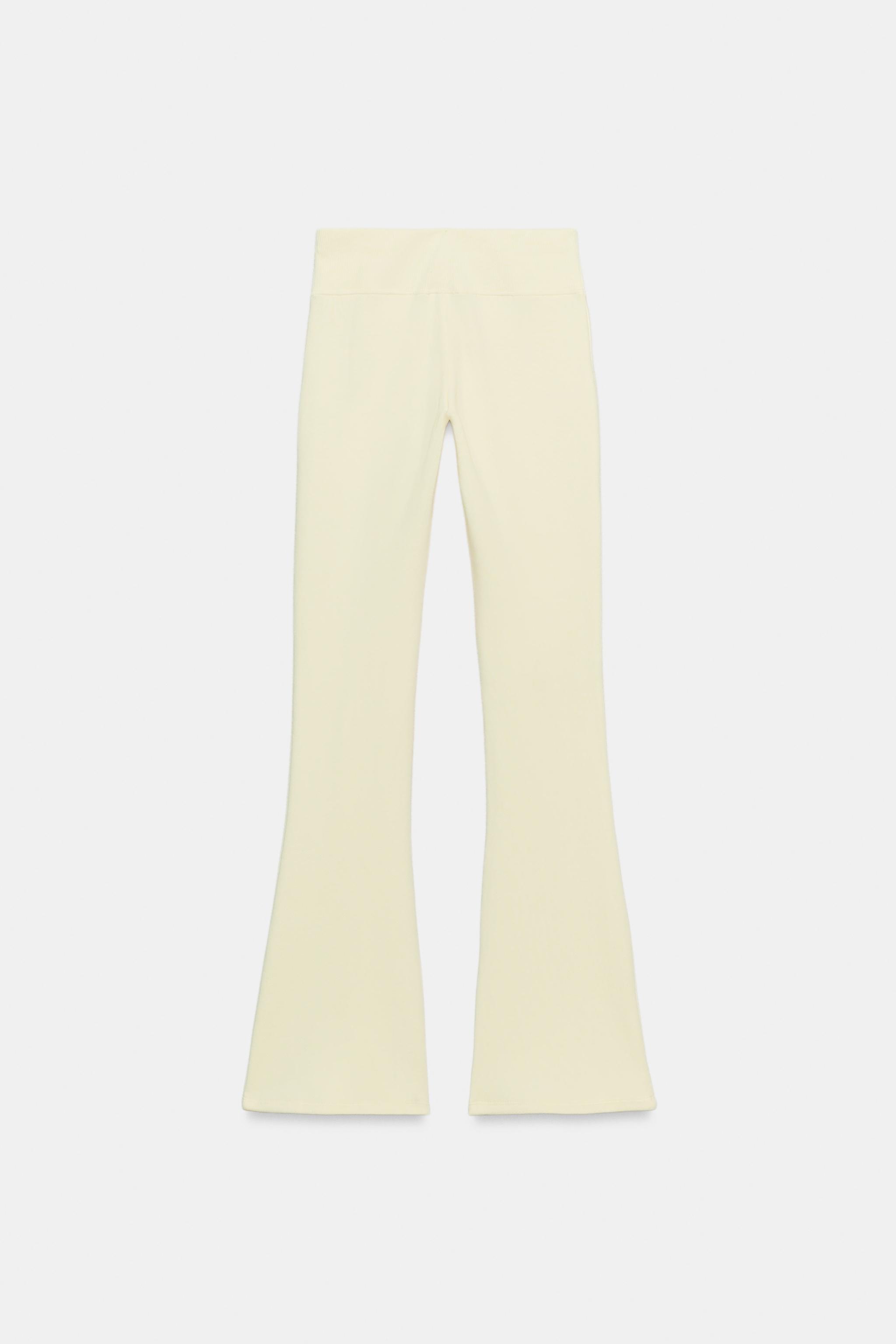 Zara Havlu Kumaş Çan Paça Pantolon görsel 4