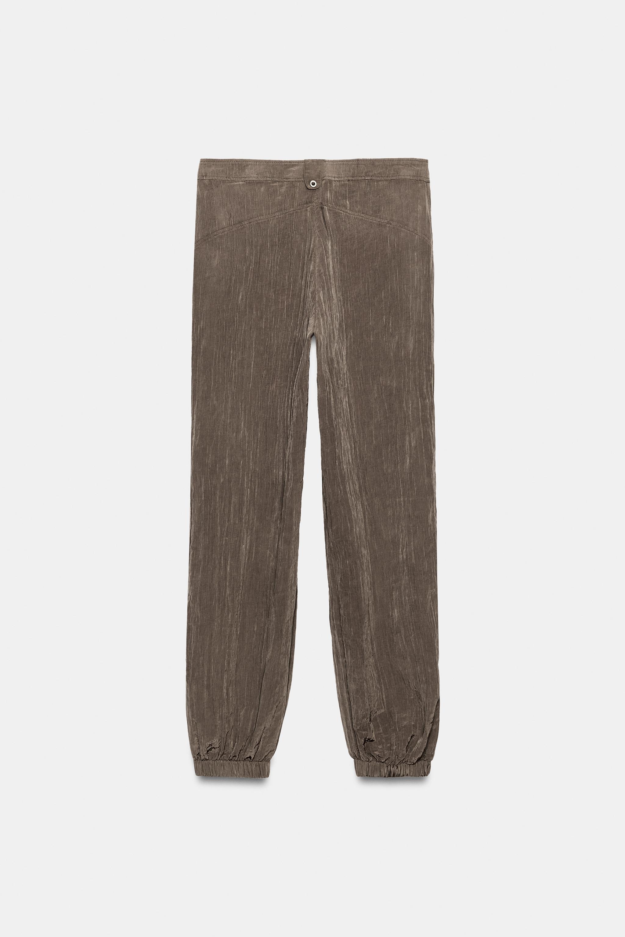 PANTALON FLUIDE TEXTURÉ