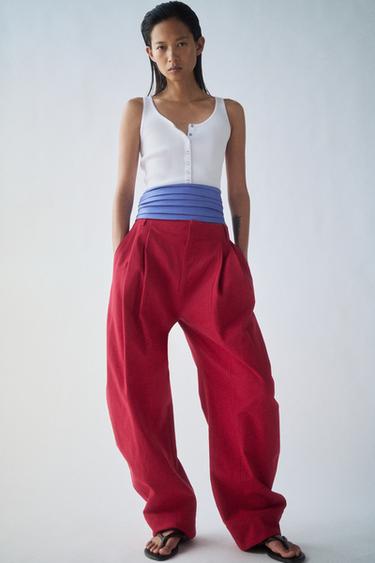 RIB KNIT TOP - White by Zara