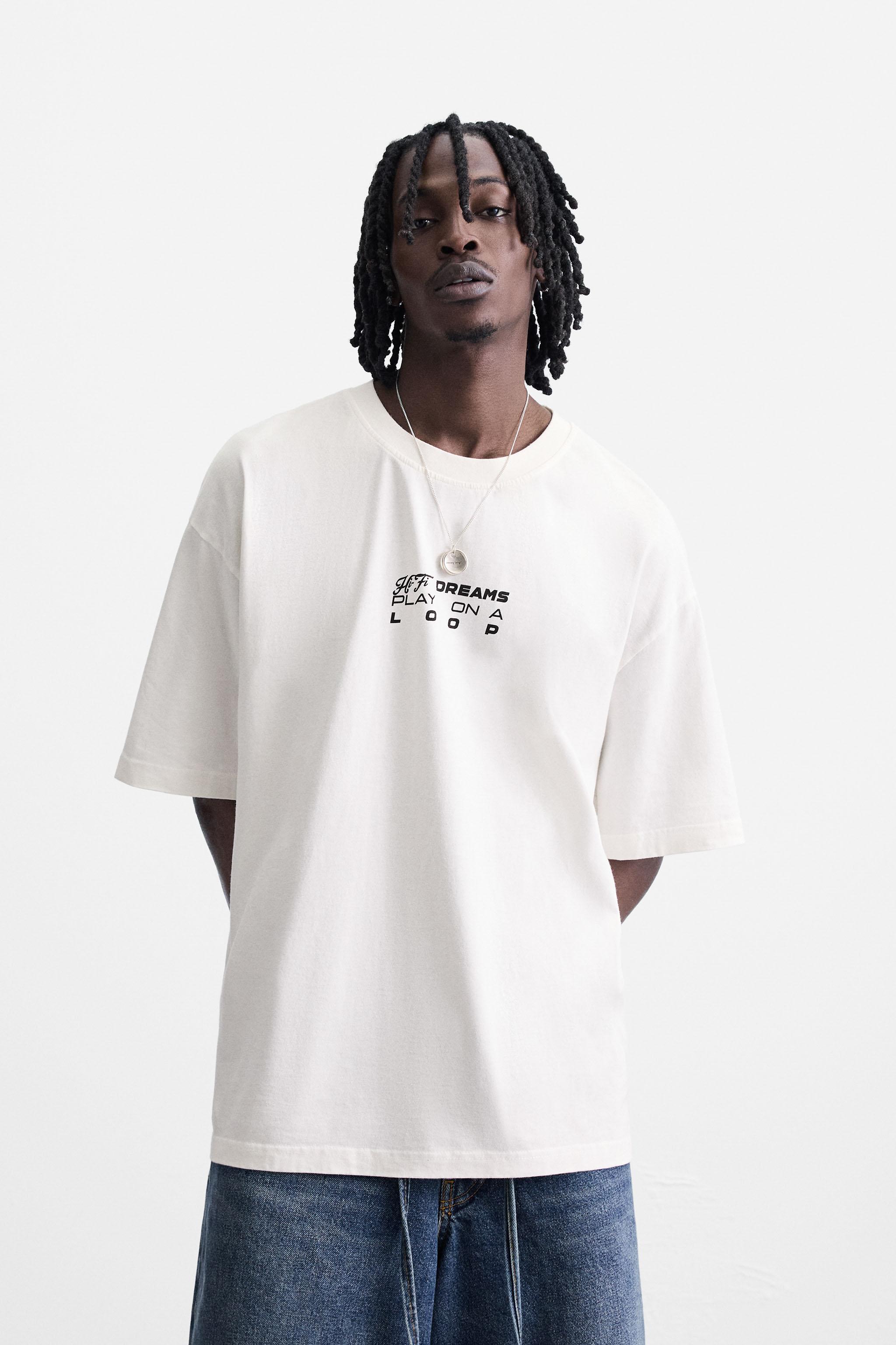 関税込み【  Jeans】logo back print t-shirt 206859171-1-white