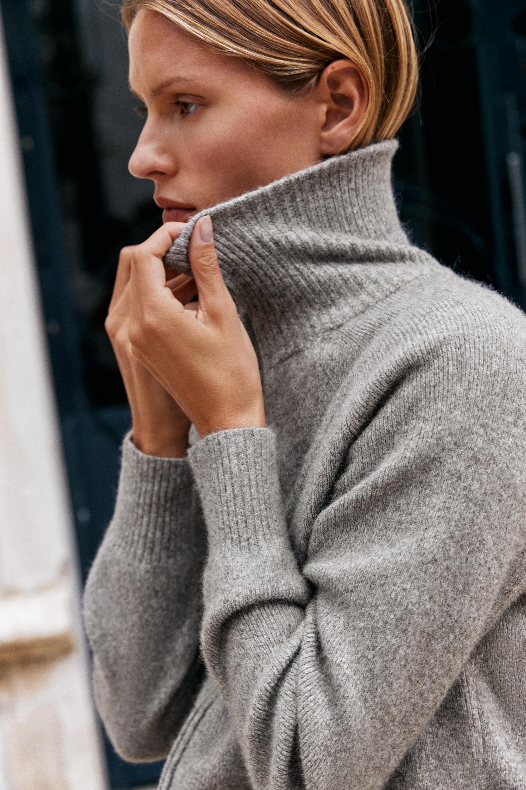 ZIP-UP CARDINGAN - Brown / Taupe | ZARA Thailand