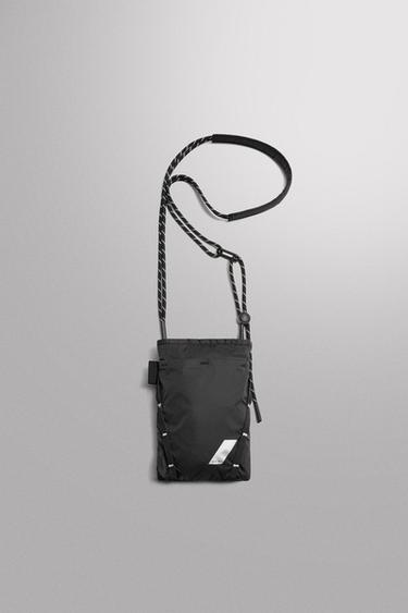 Zara SPORTS CROSSBODY BAG - Black