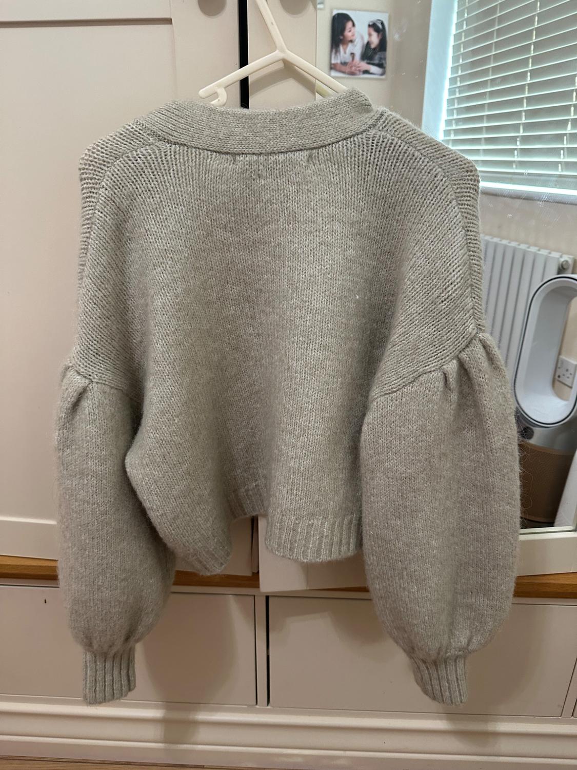KNIT CARDIGAN WITH RHINESTONE BUTTONS - Image 2