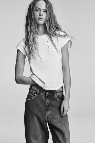 HEAVY COTTON T-SHIRT - White by Zara