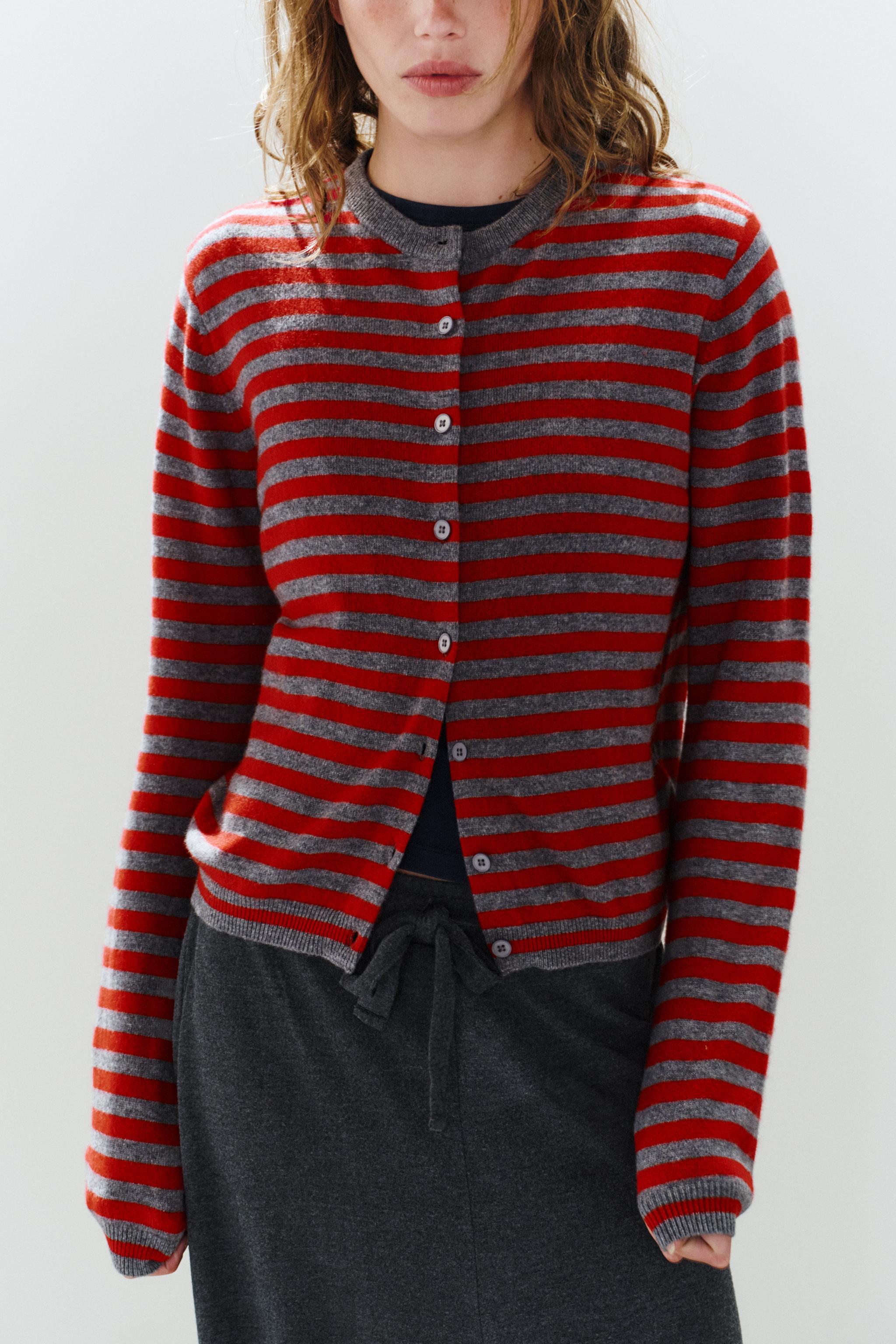 100% WOOL STRIPED JACKET
