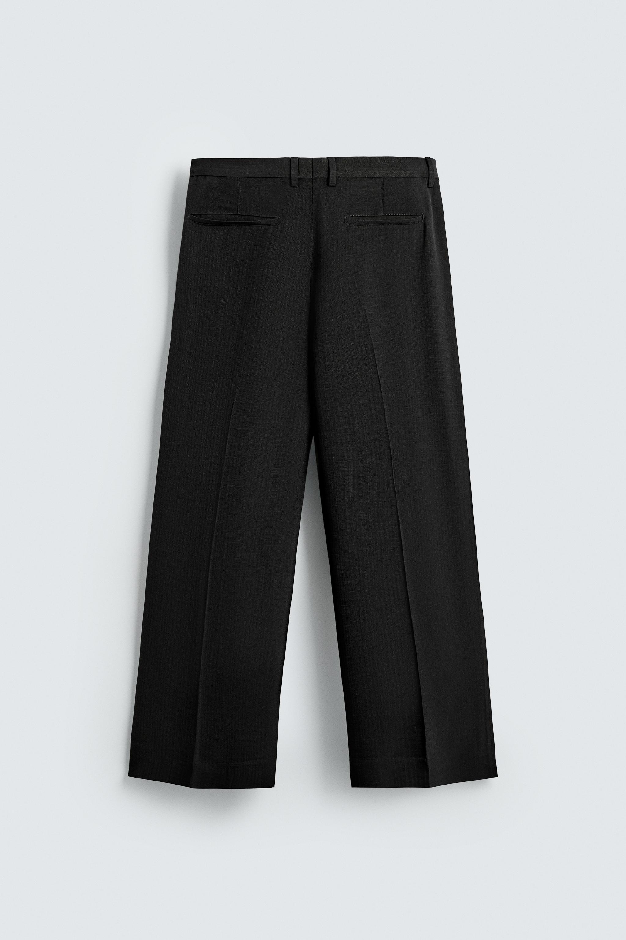 LIMITED EDITION スーツパンツ - ブラック | ZARA Japan / 日本