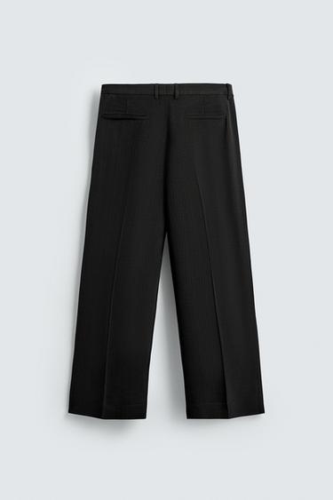 LIMITED EDITION SUIT TROUSERS - Black by Zara - Image 8