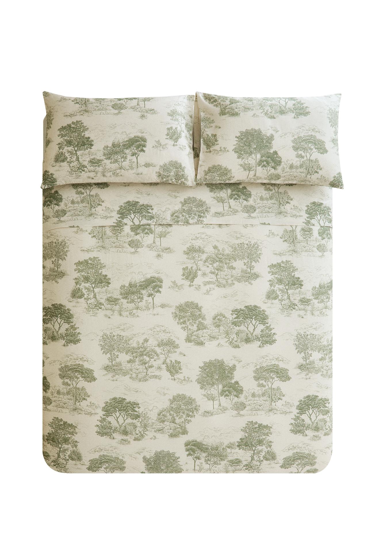 TOILE DE JOUY SATEEN DUVET COVER (300 THREAD COUNT)