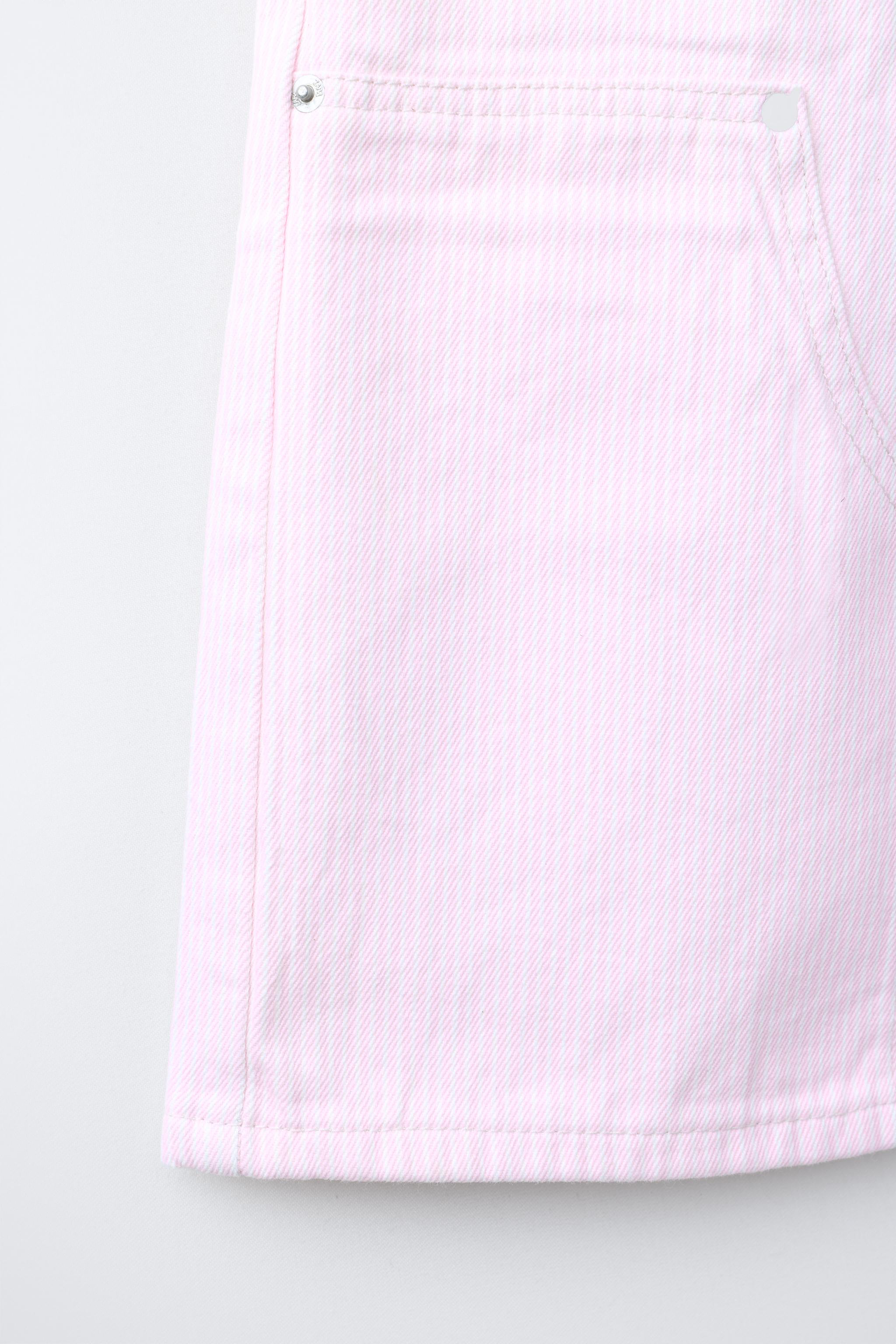LONG STRIPED CARPENTER SHORTS