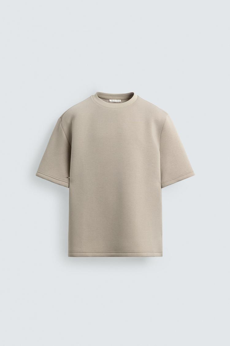 ZARA RELAXED FIT TECHNICAL SWEATSHIRT