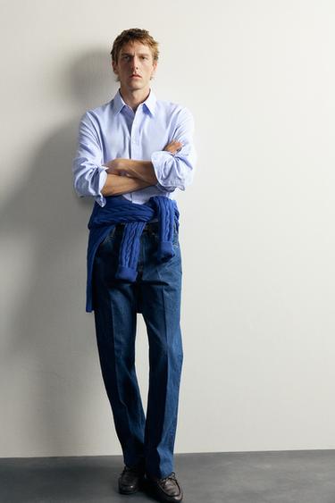 CAMISA FORMAL AARON LEVINE X ZARA - Celeste de Zara