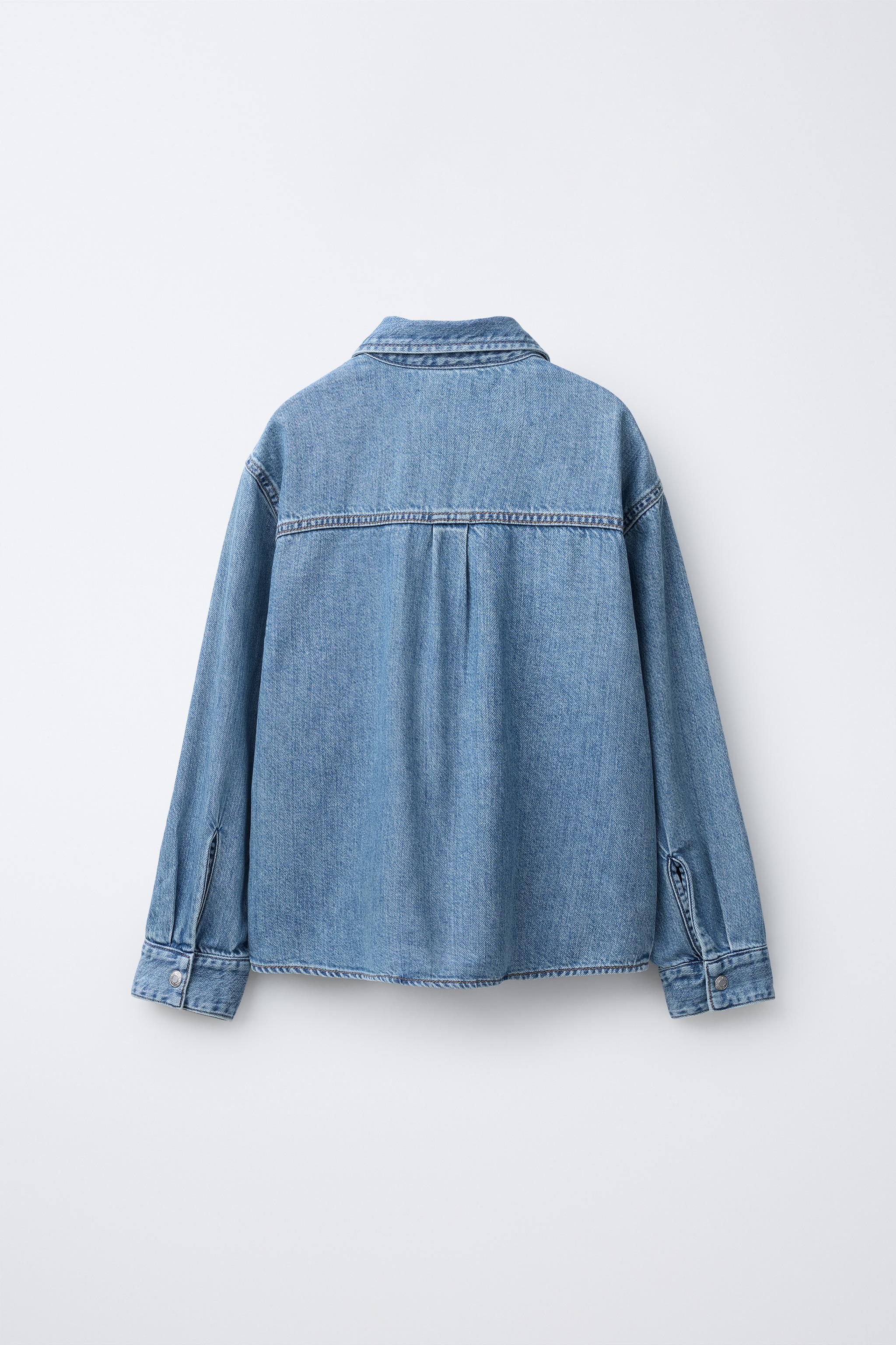 CHEMISE EN DENIM À POCHES