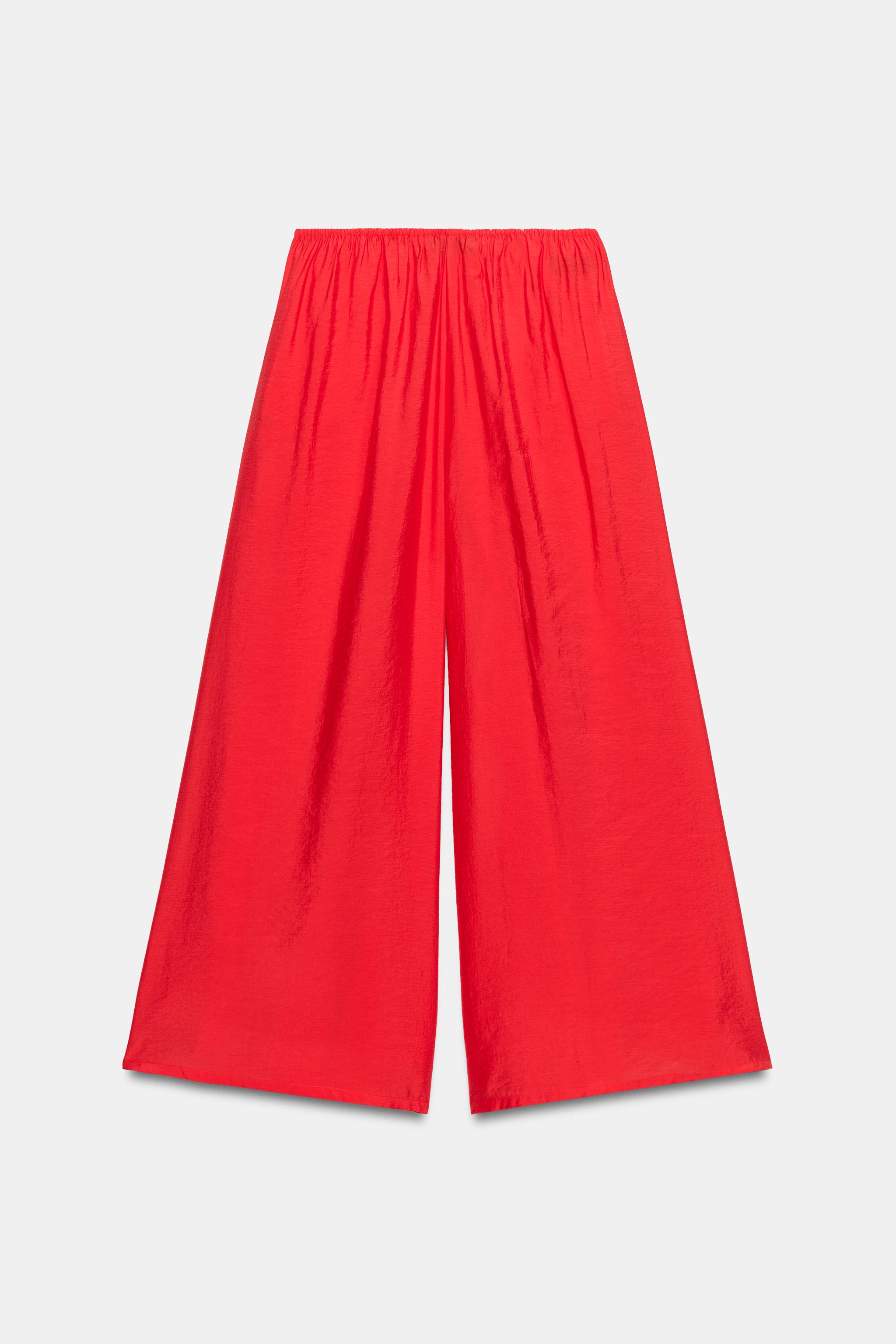 DRAWSTRING PALAZZO PANTS