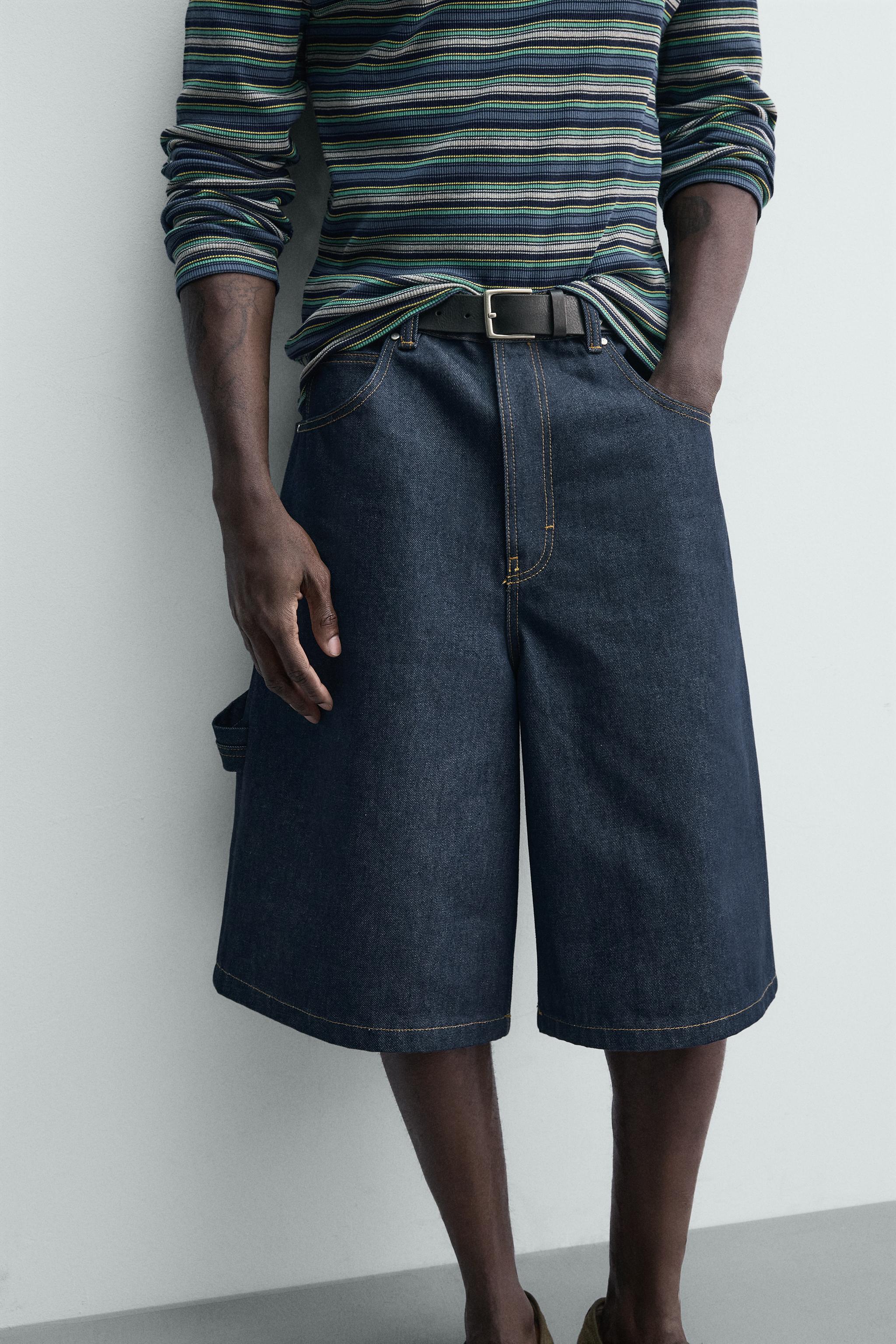 JORTS EN DENIM AVEC POCHE BRODÉE