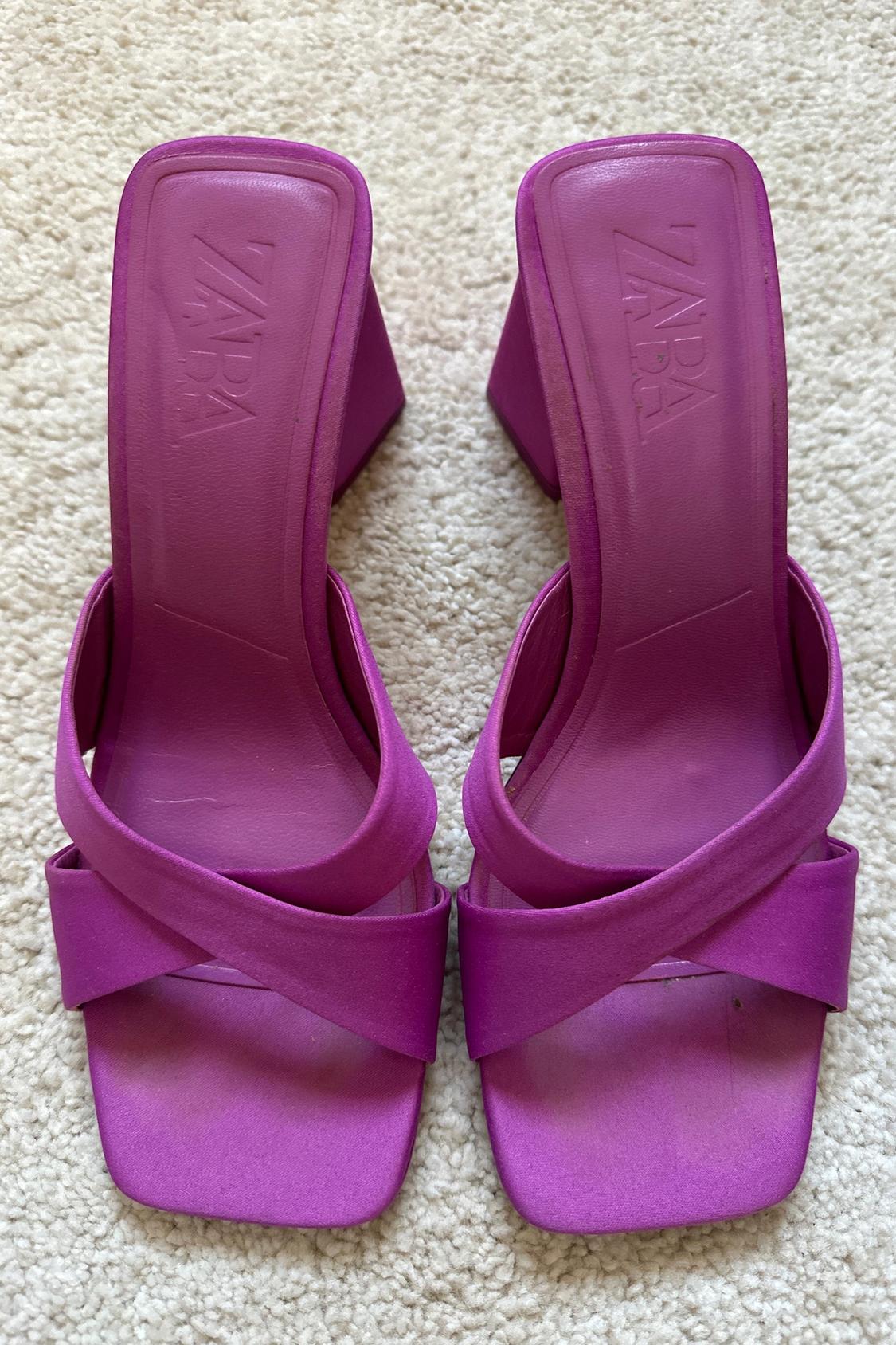 CROSSOVER SANDALS WITH HEEL - Image 5