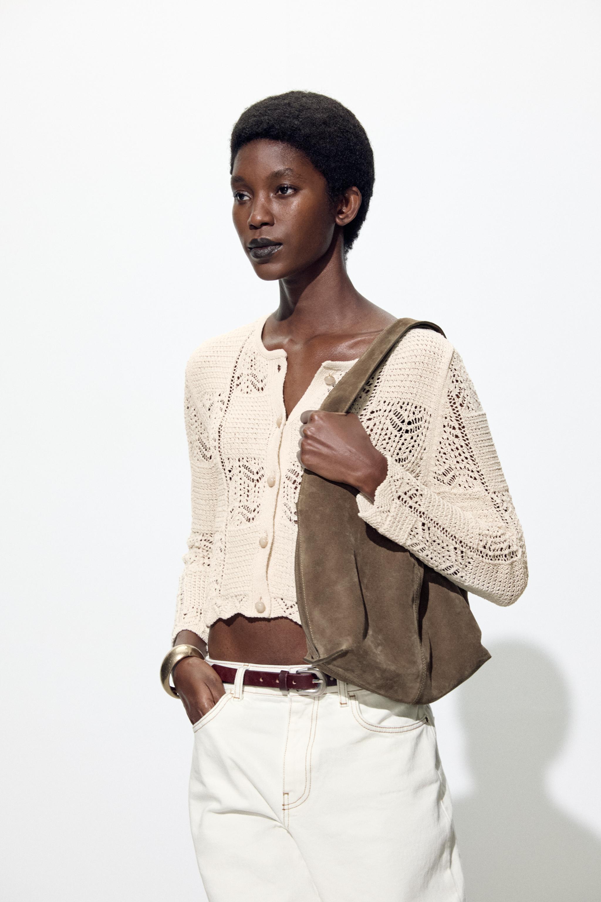 ZARA オープンニット カーディガン 6771/061 org.jpg