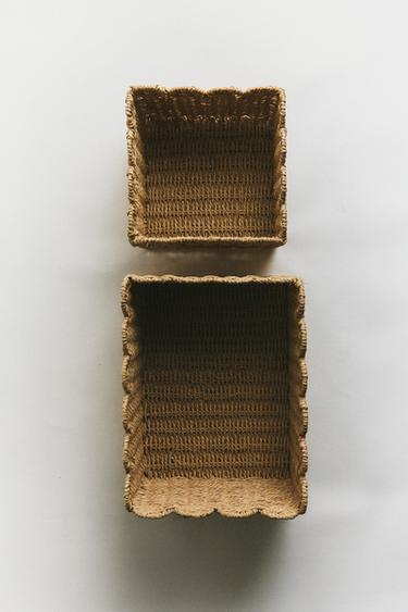 SCALLOPED BASKET - Light beige by Zara - Image 6