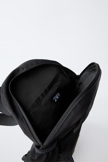 CROSSBODY BACKPACK WITH MULTIPLE POCKETS - Black de Zara - Image 3