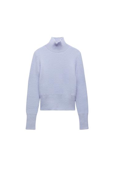 HIGH NECK KNIT SWEATER