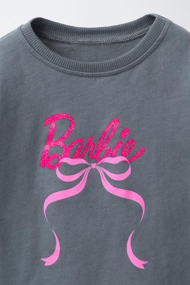 BARBIE™ MATTEL BOW T-SHIRT - Anthracite grey by Zara - Image 2