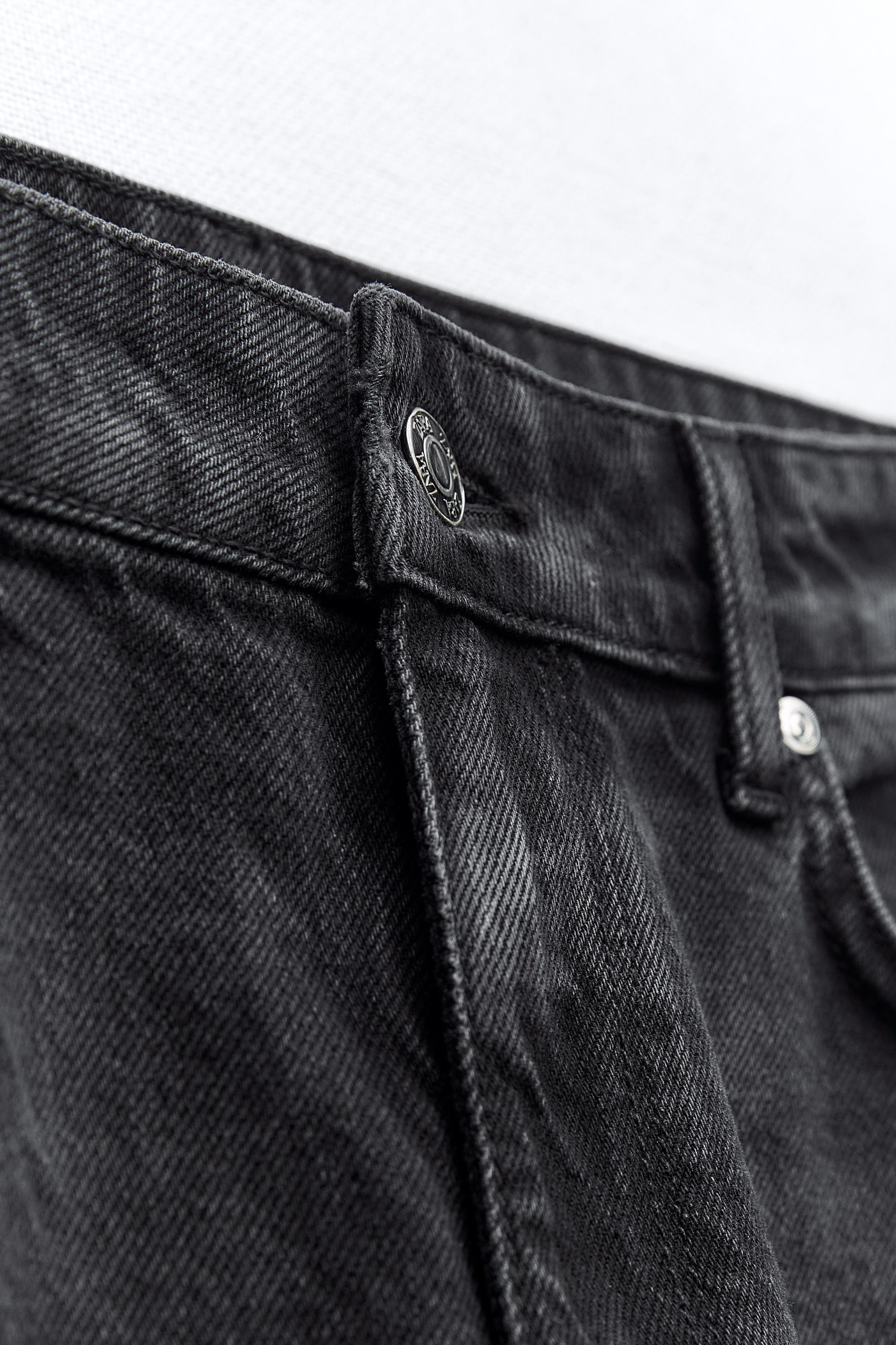 Zara, Pants & Jumpsuits, Zara Black Damask Print Mid Rise Straight Leg  Cropped Bottom Zip Dress Pant 5