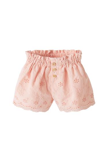 EMBROIDERED BERMUDAS