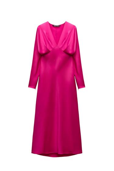 VESTIDO MIDI SATINADO