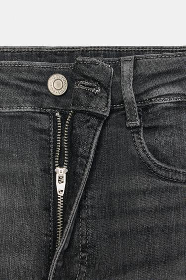 JEAN TRF SCULPT TAILLE HAUTE - Gris anthracite de Zara - Image 4