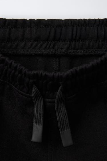 PANTALON DE JOGGING INTERLOCK PIQUÉ - Noir de Zara - Image 2