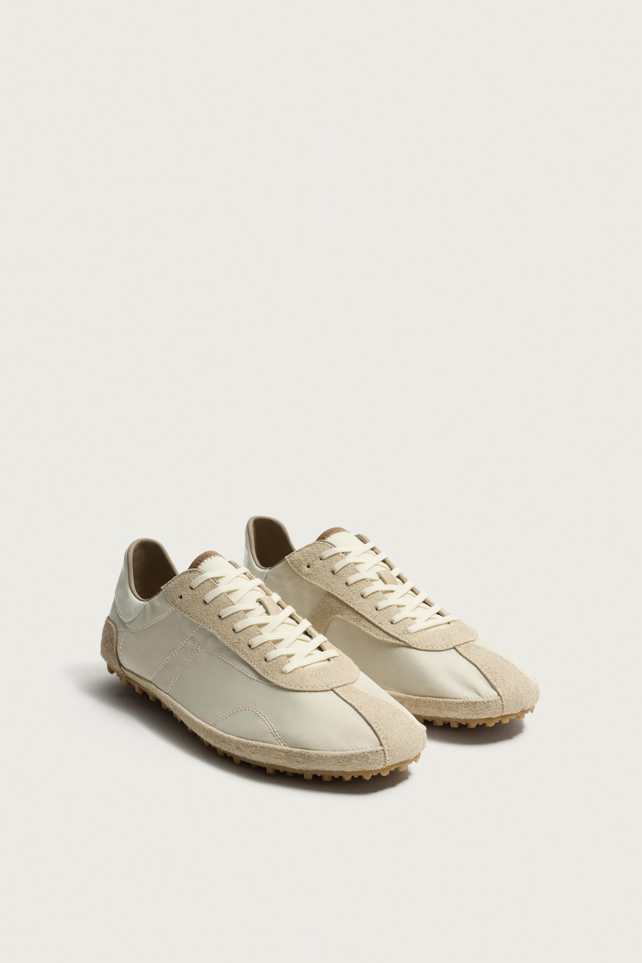 RETRO STYLE SNEAKERS — Beige