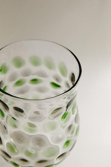 RAISED CIRCLE DESIGN TUMBLER - Green by Zara - Image 2