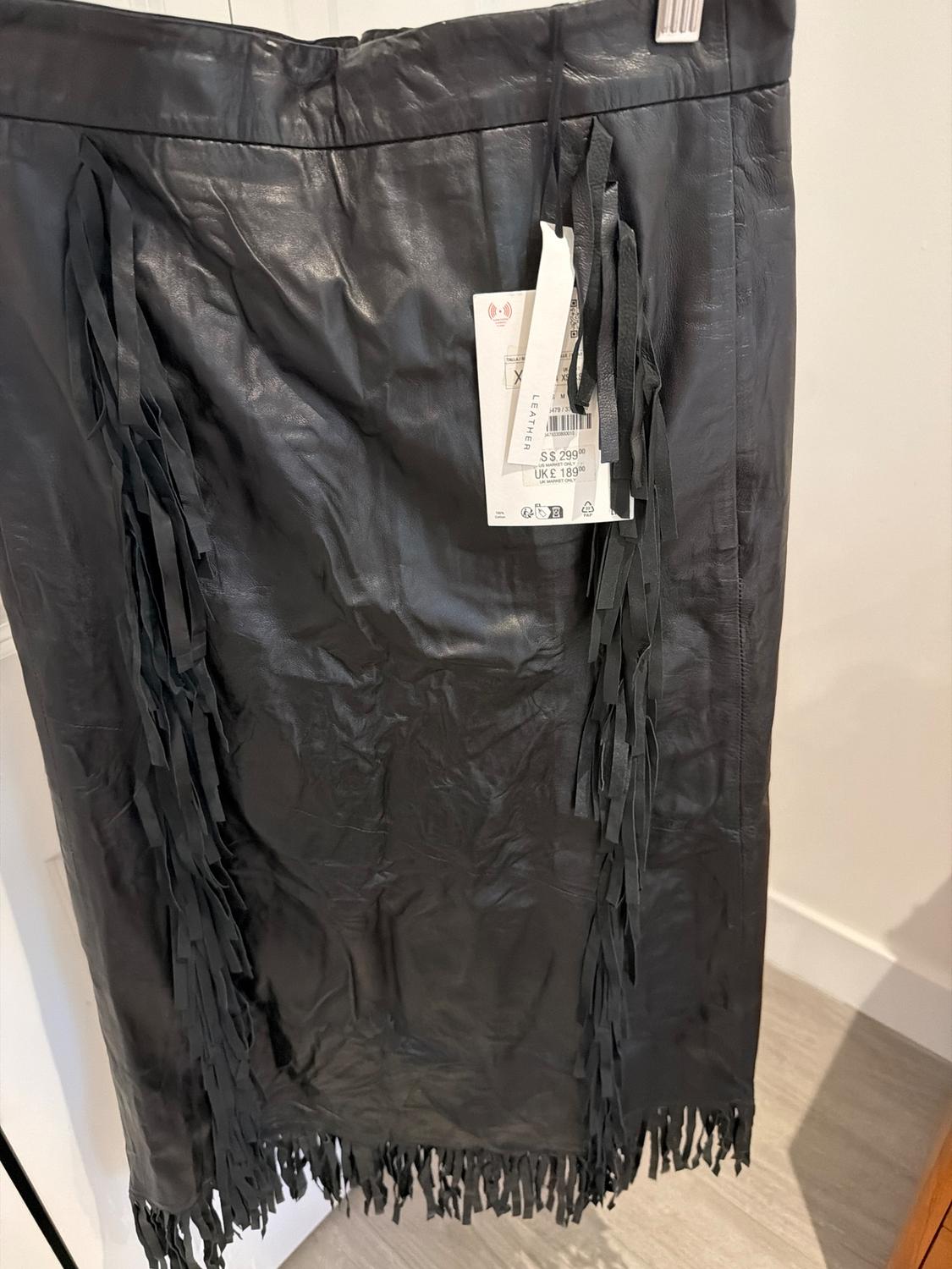 FRINGED LEATHER SKIRT LIMITED EDITION - Image 3