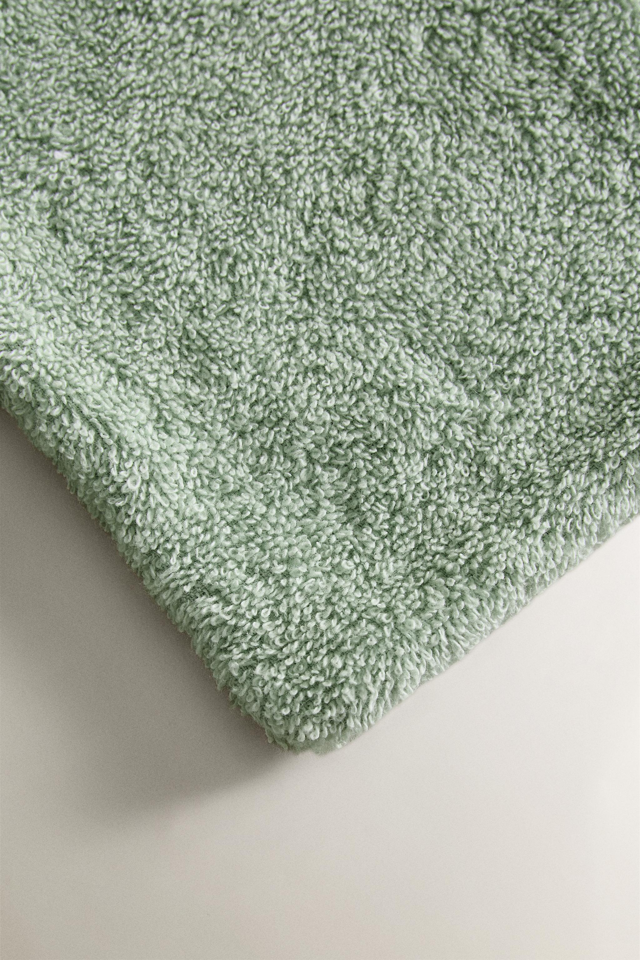COTTON TERRY BATH MITT