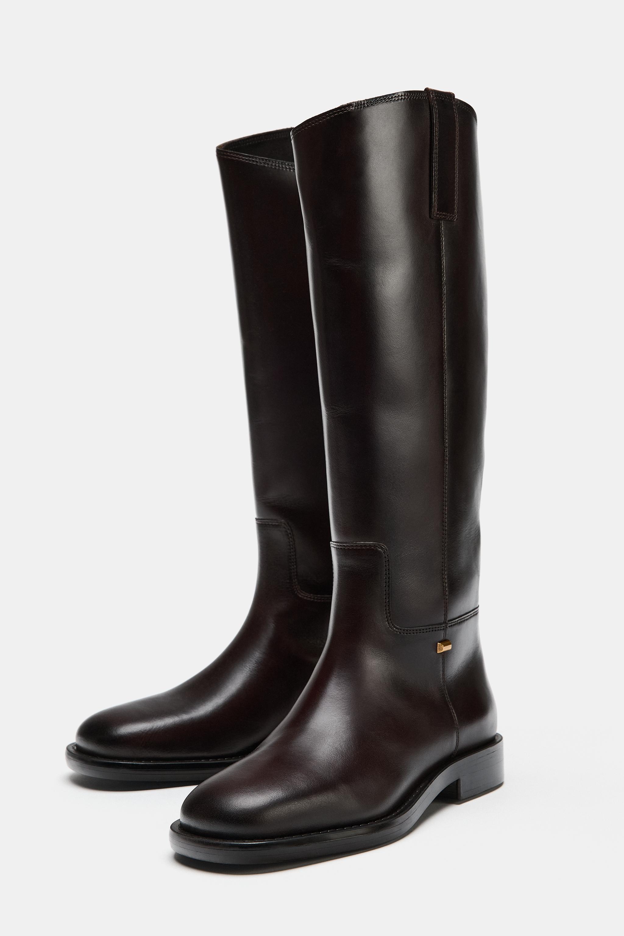 LEATHER RIDING BOOTS