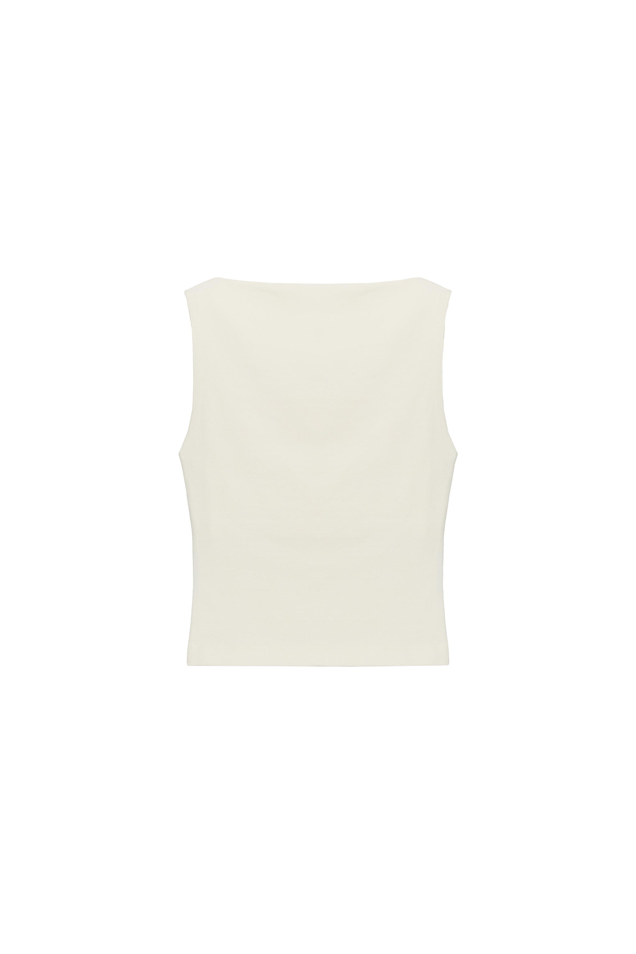 BOAT NECK TOP - Ecru | ZARA United States